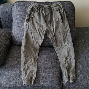 Men's Denim & Co Cuff Leg Drawstring Joggers